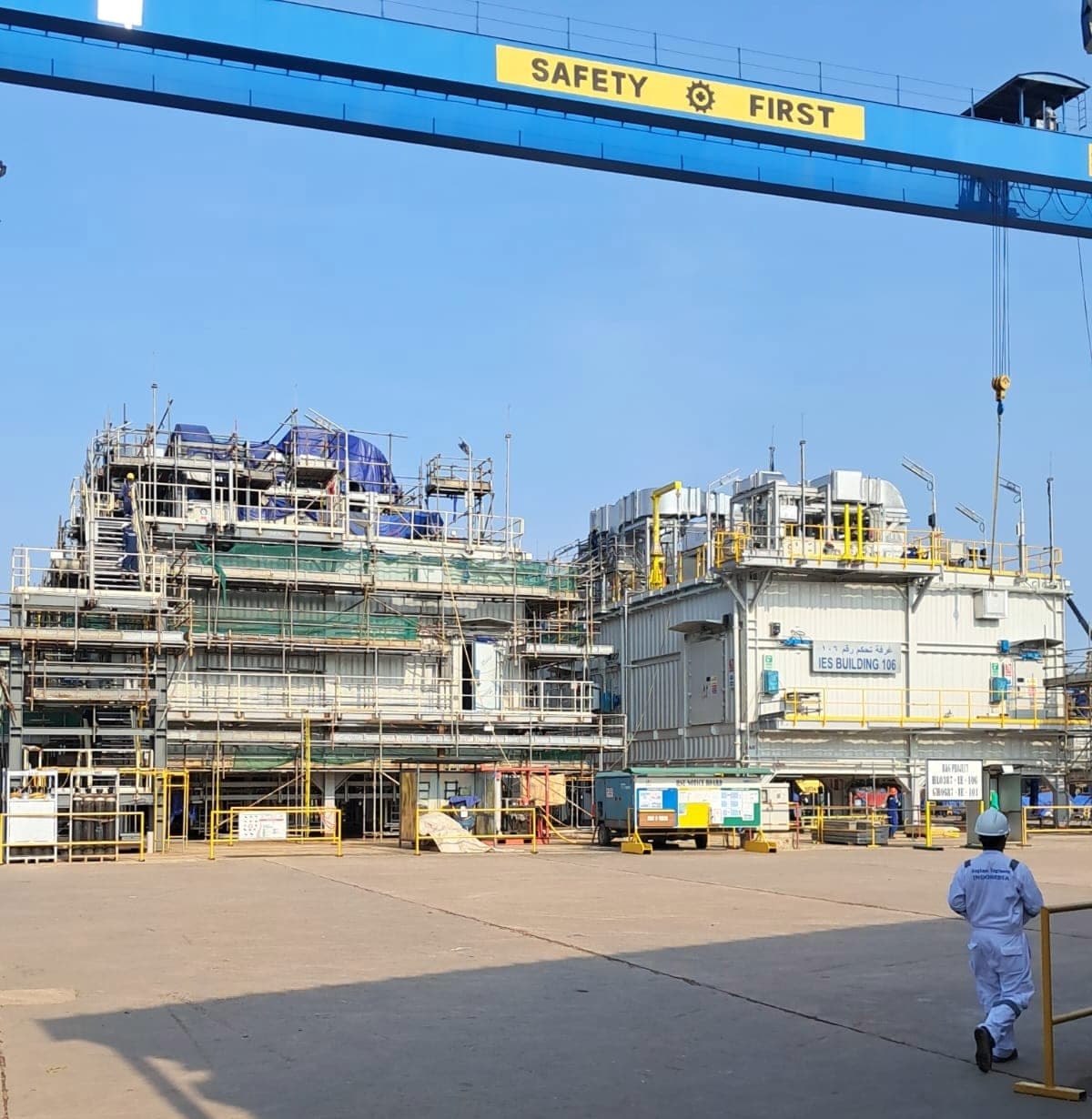 Pioneer Offshore Solutions QHSE team and safety practices at the Batam yard
